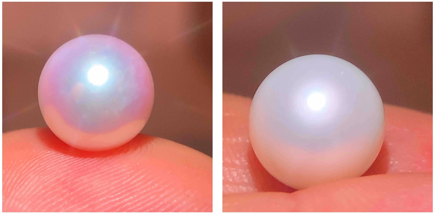 Piccole Perle D'acqua Dolce Di Riso Rosa Pesca Polverosa Perline - Foto 10