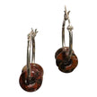 Orecchini artigianali con Unakite - Autunno