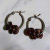 Orecchini artigianali con Unakite - Autunno