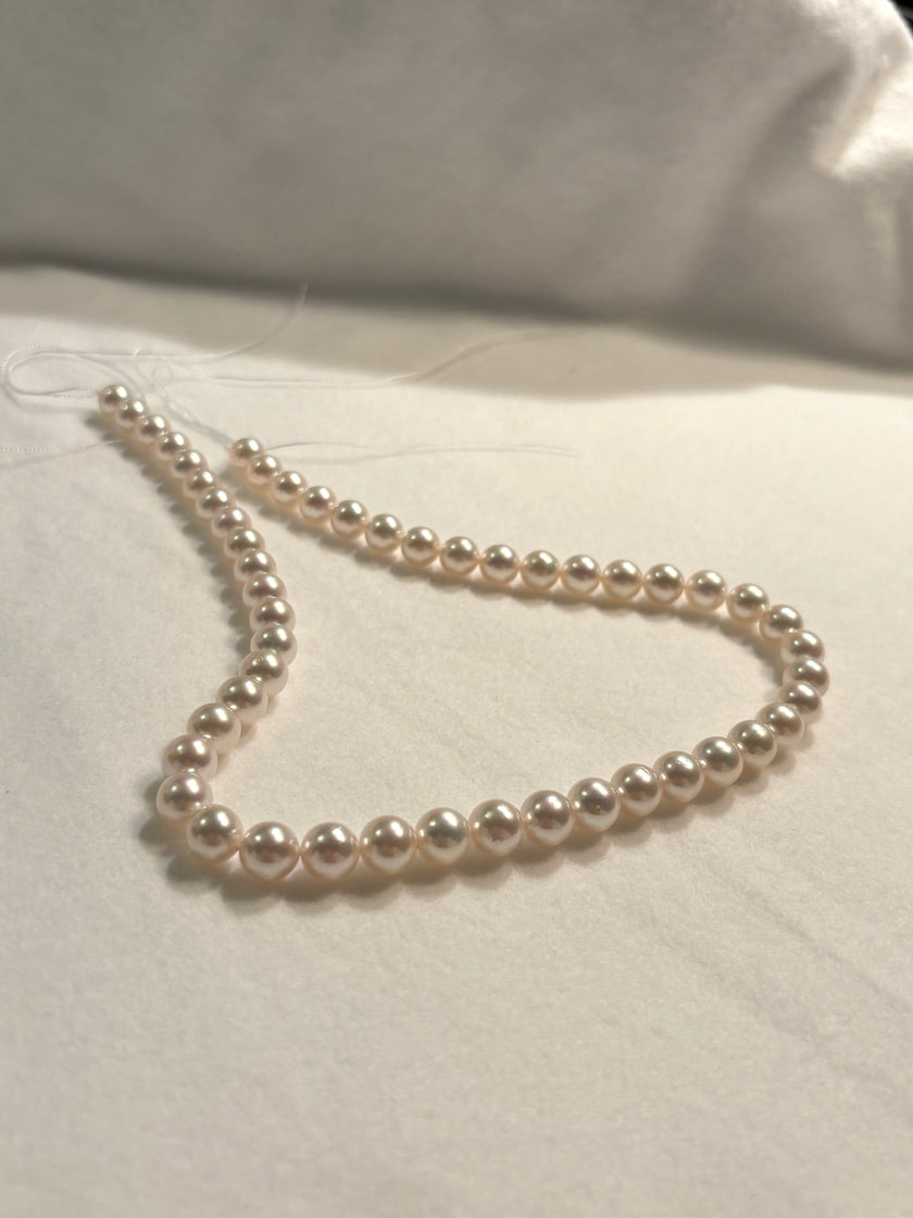 Collana perle akoya 8-8.5 mm
