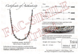 Collana con perle coltivate di Tahiti - scura
