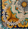 Collana con perle di acqua dolce a trama 