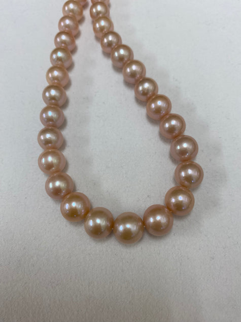 Collana con perle di acqua dolce rosa ming