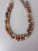 Collana multicolor di perle di fiume