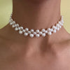 Collana perle di fiume a chocker