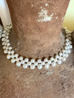 Collana con perle di acqua dolce a trama