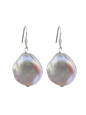 Earrings with freshwater pearls and spinel - Del Trio