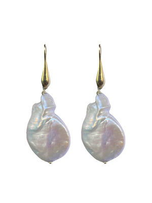 Earrings with freshwater pearls and spinel - Del Trio