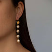 Earring with freshwater pearls - Naomi